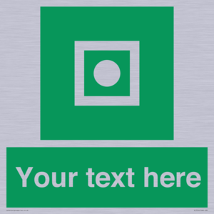 Custom sign safe condition Shipboard general alarm